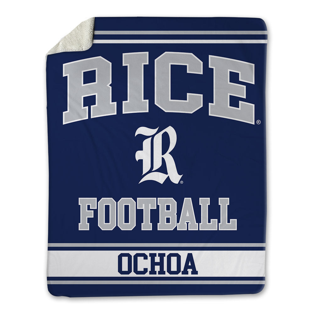 Rice - NCAA Football : Gael Ochoa - Blanket-0
