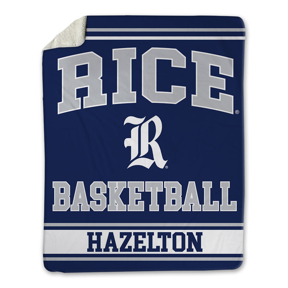 Rice - NCAA Women's Basketball : Myah Hazelton - Blanket-0