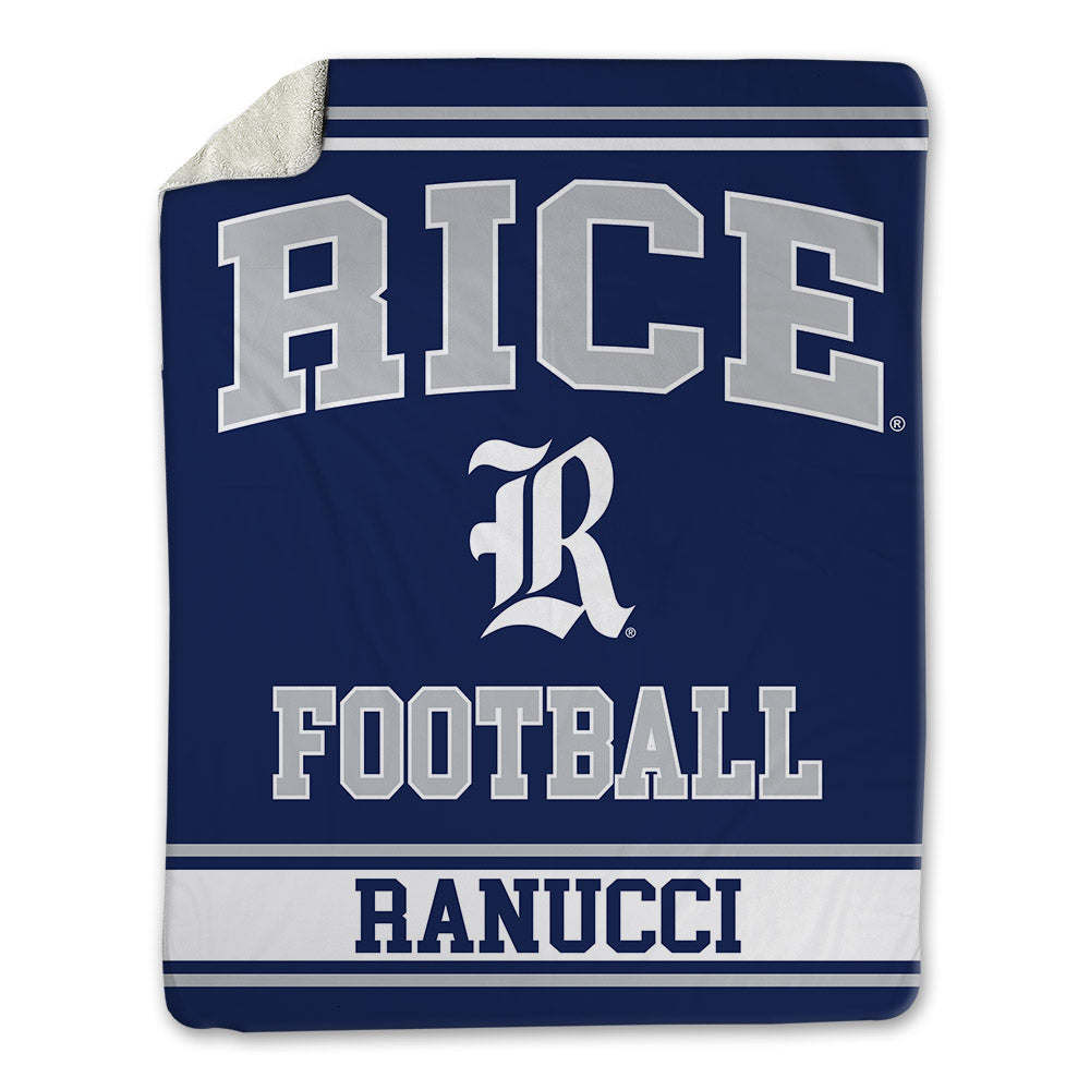 Rice - NCAA Football : Jackson Ranucci - Blanket-0