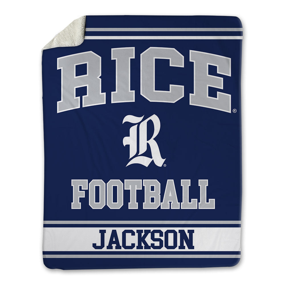 Rice - NCAA Football : Barry Jackson - Blanket-0