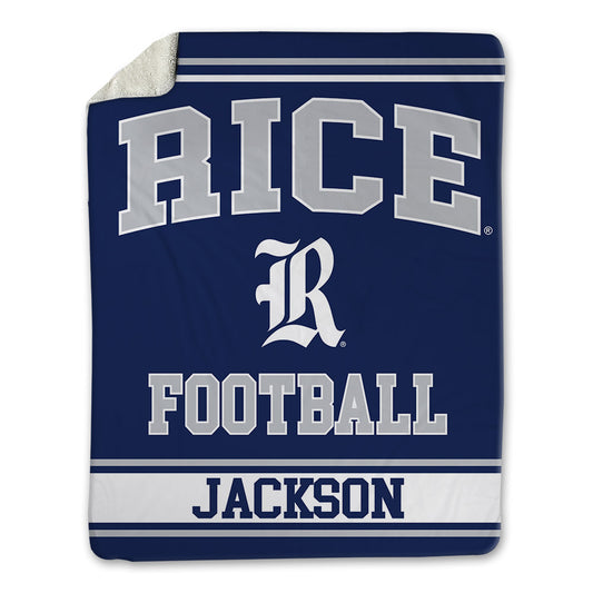Rice - NCAA Football : Barry Jackson - Blanket-0