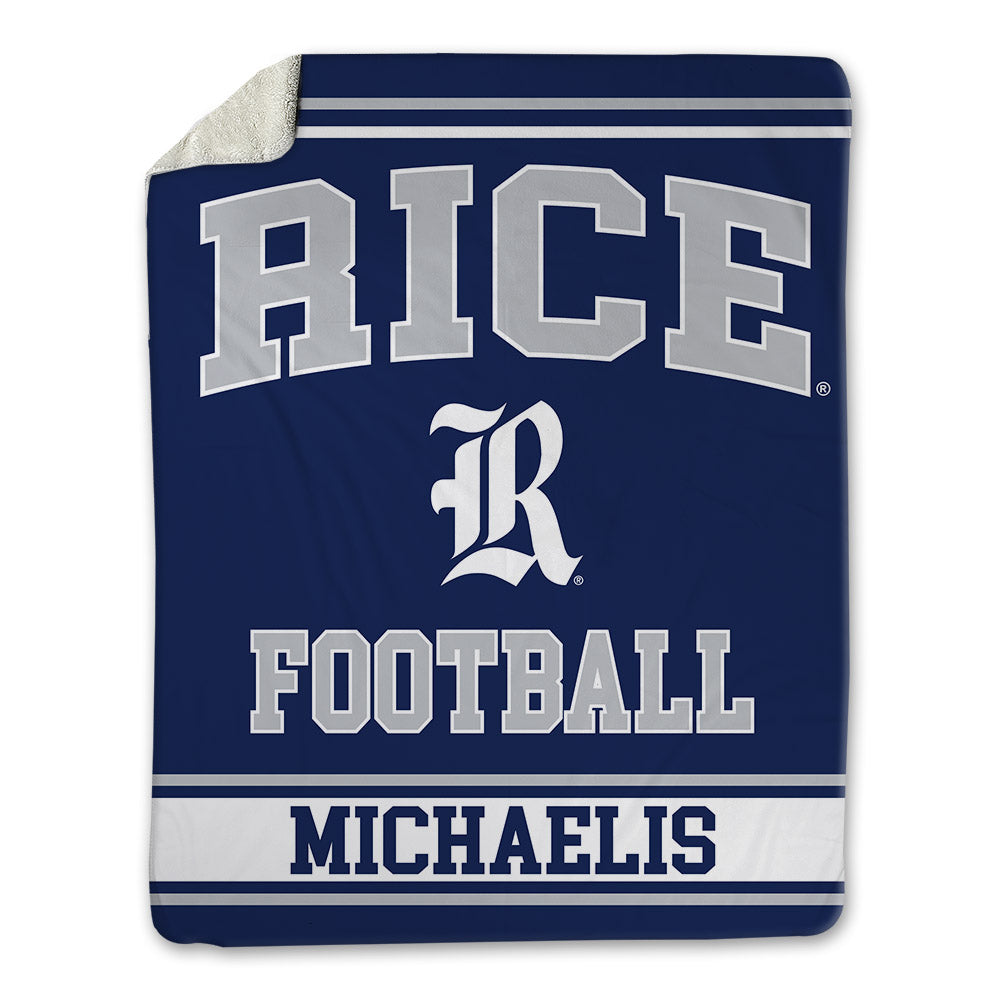 Rice - NCAA Football : Justin Michaelis - Blanket-0