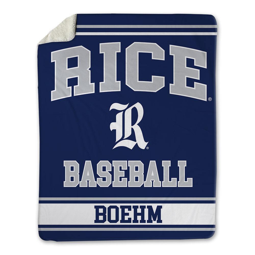 Rice - NCAA Baseball : Garet Boehm - Blanket-0
