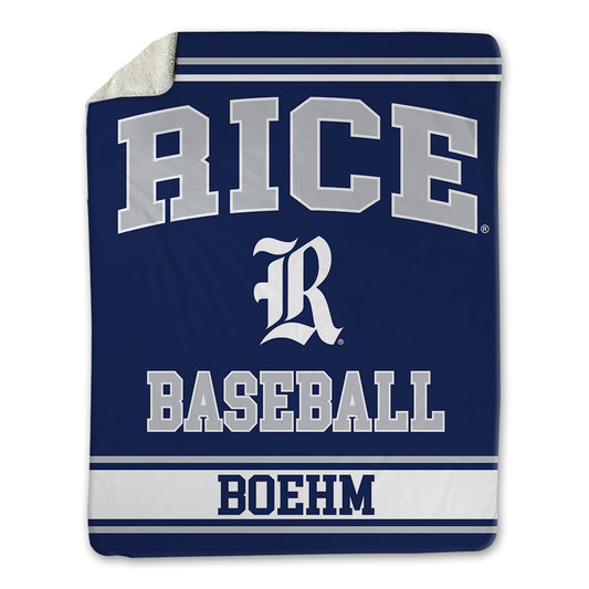 Rice - NCAA Baseball : Garet Boehm - Blanket-0