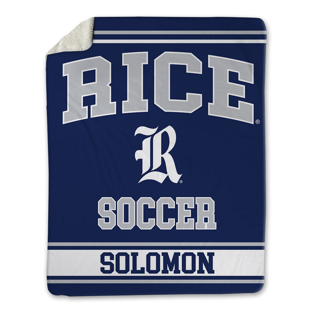Rice - NCAA Women's Soccer : Kenzie Solomon - Blanket-0