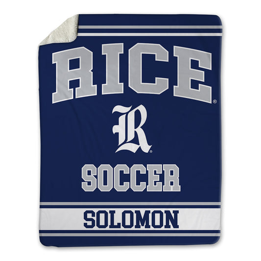 Rice - NCAA Women's Soccer : Kenzie Solomon - Blanket-0