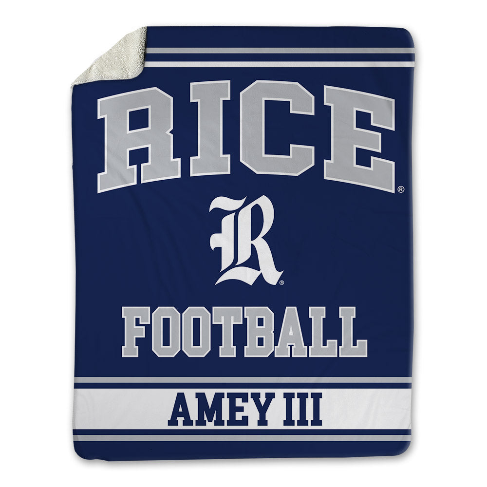 Rice - NCAA Football : Michael Amey III - Blanket-0