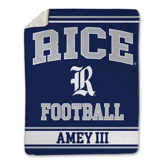 Rice - NCAA Football : Michael Amey III - Blanket-0