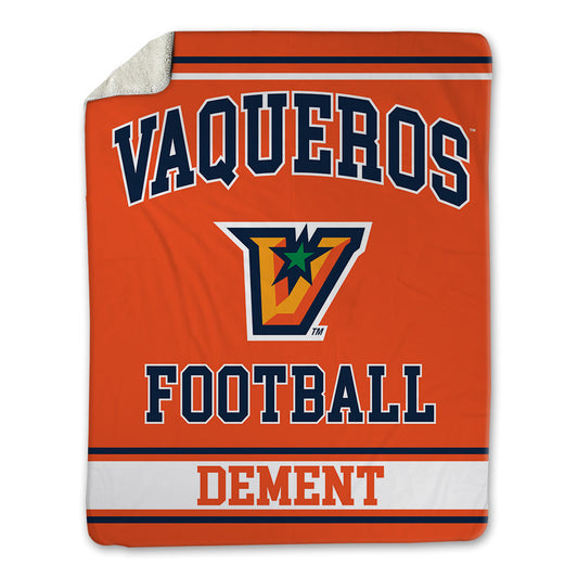 UTRGV - NCAA Football : Thomas Dement - Blanket-0