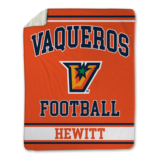 UTRGV - NCAA Football : Carter Hewitt - Blanket-0