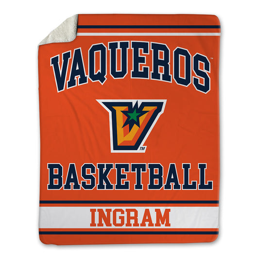 UTRGV - NCAA Women's Basketball : Jalayah Ingram - Blanket-0