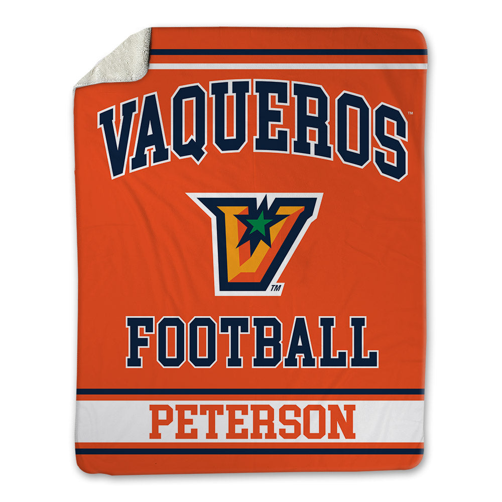 UTRGV - NCAA Football : Kaileb Peterson - Blanket-0