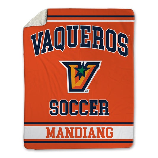 UTRGV - NCAA Men's Soccer : Malang Mandiang - Blanket-0