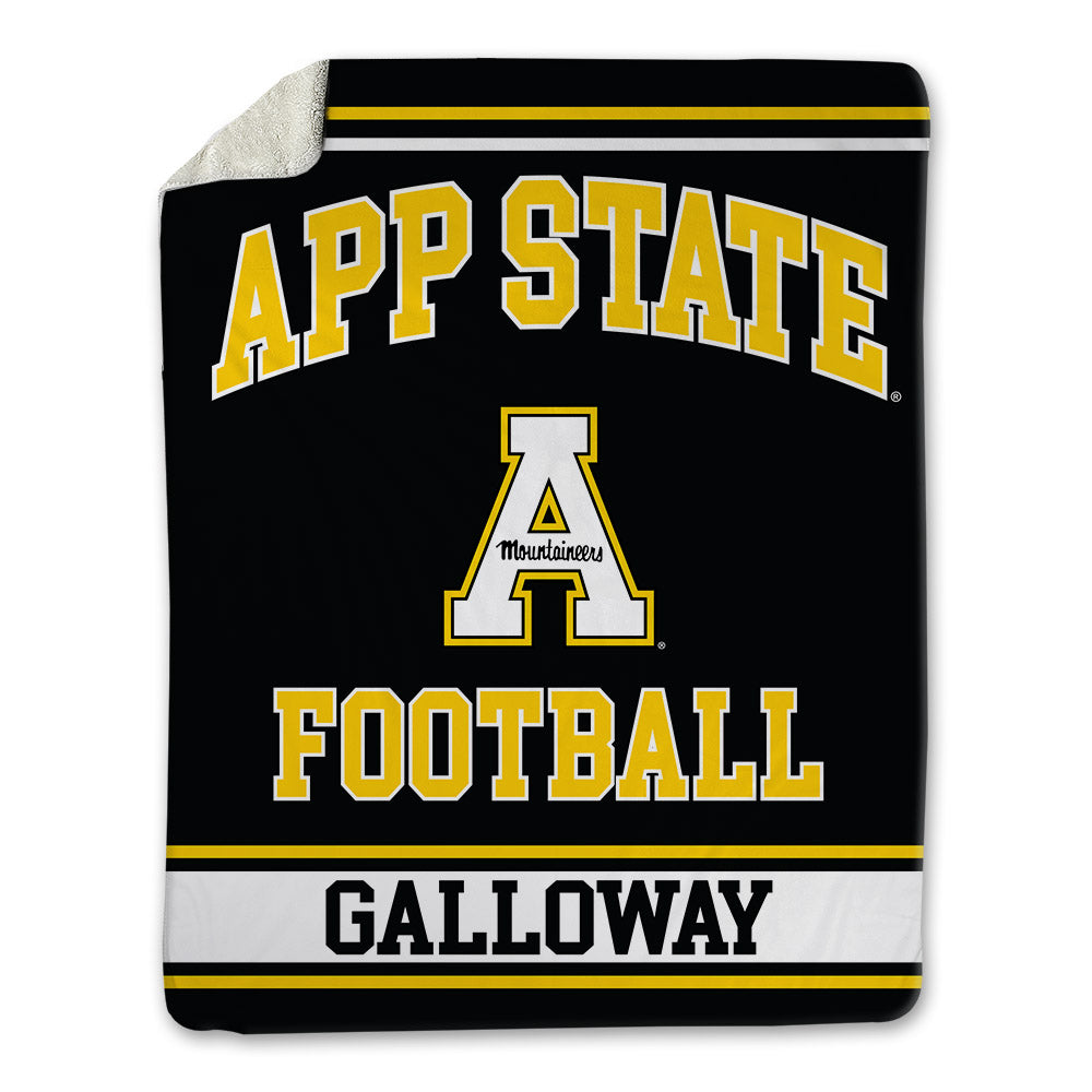 App State - NCAA Football : Dillon Galloway - Blanket-0