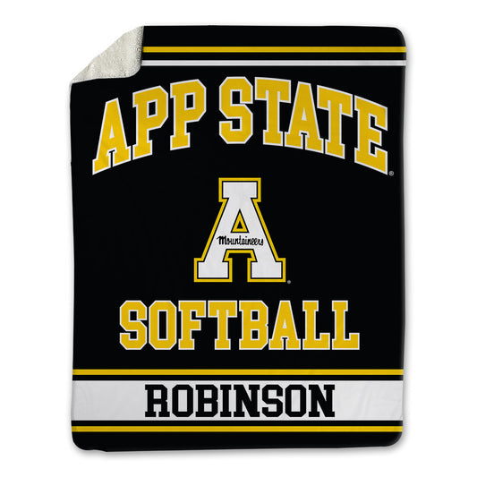App State - NCAA Softball : Tavia Robinson - Blanket-0