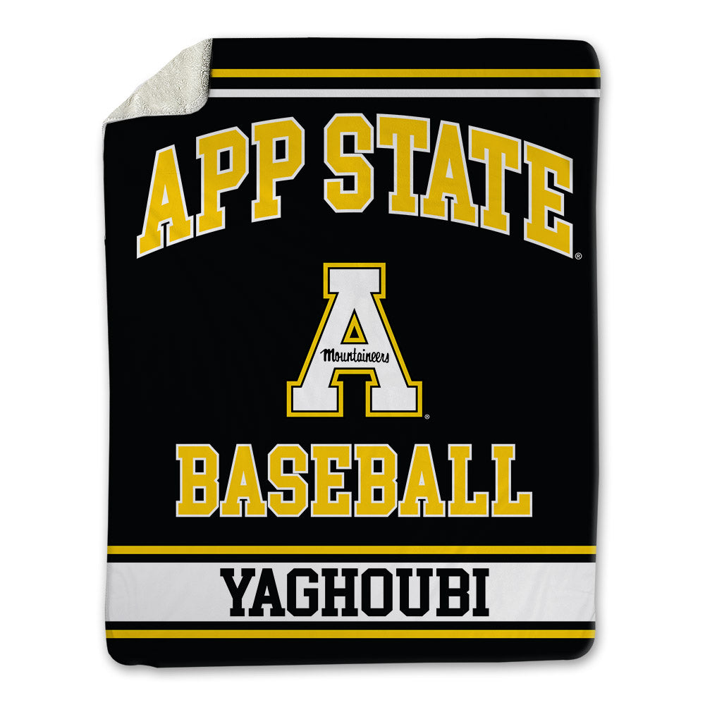 App State - NCAA Baseball : Tank Yaghoubi - Blanket-0