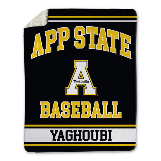 App State - NCAA Baseball : Tank Yaghoubi - Blanket-0