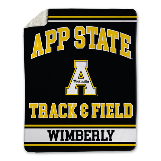 App State - NCAA Women's Track & Field : Ashlynn Wimberly - Blanket-0