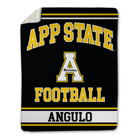 App State - NCAA Football : Jaysen Angulo - Blanket-0
