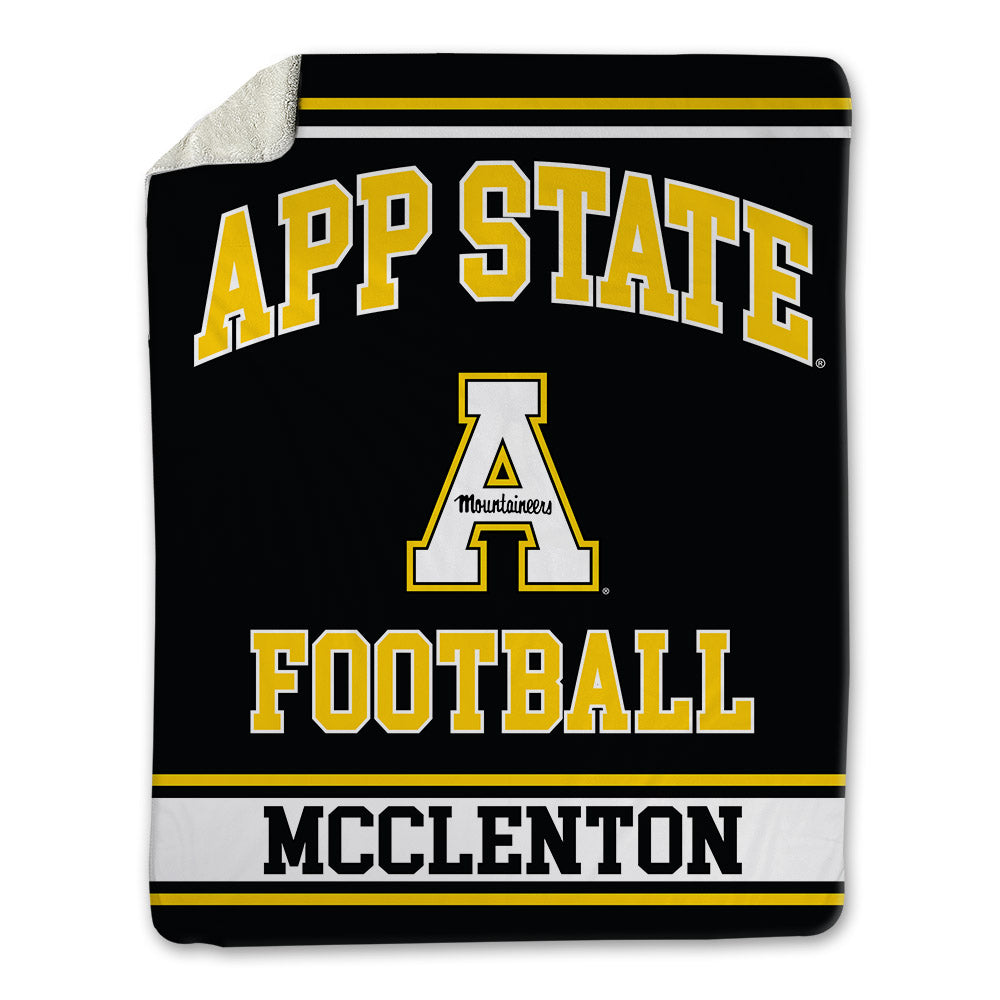 App State - NCAA Football : Michael McClenton - Blanket-0