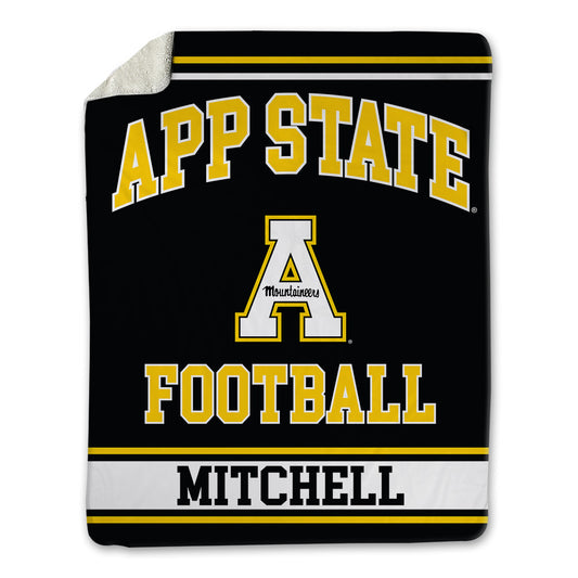 App State - NCAA Football : Alex Mitchell - Blanket-0