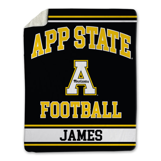 App State - NCAA Football : Dazmin James - Blanket-0