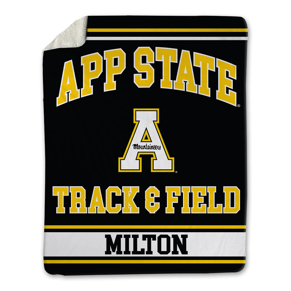 App State - NCAA Men's Track & Field : Caleb Milton - Blanket-0