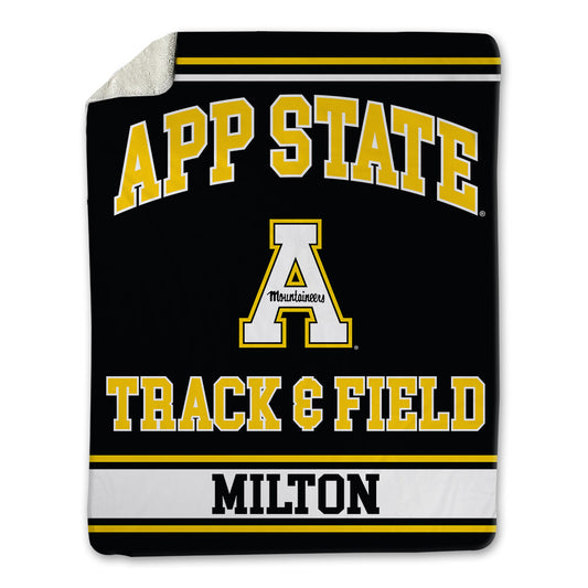 App State - NCAA Men's Track & Field : Caleb Milton - Blanket-0