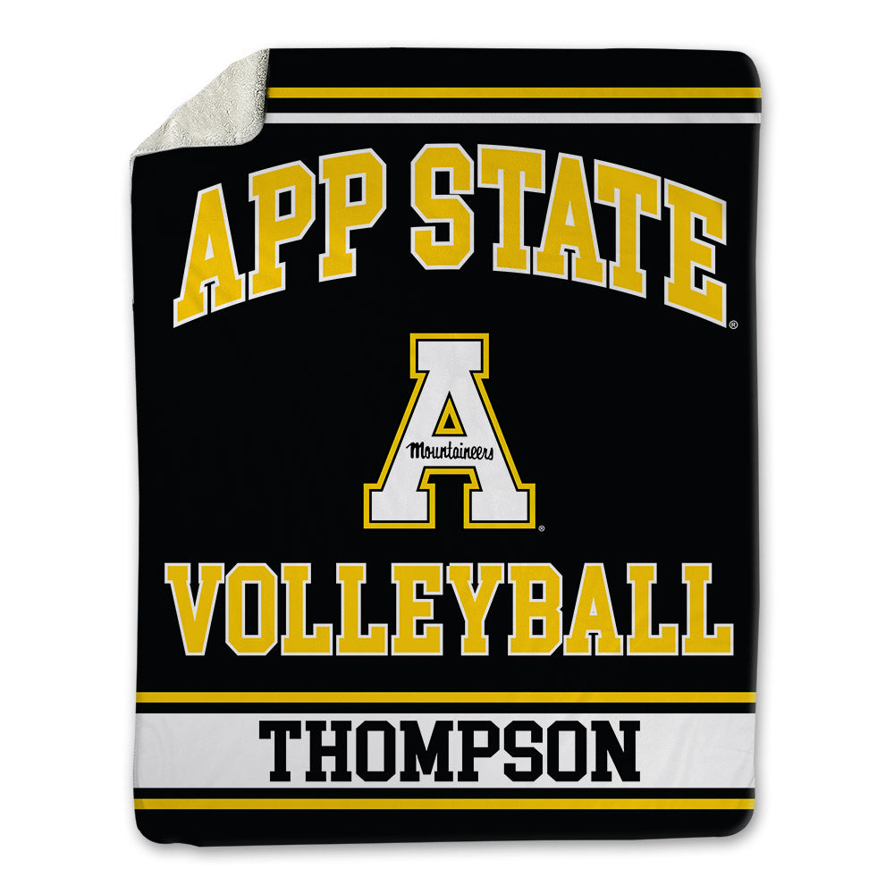 App State - NCAA Women's Volleyball : Charlotte Thompson - Blanket-0