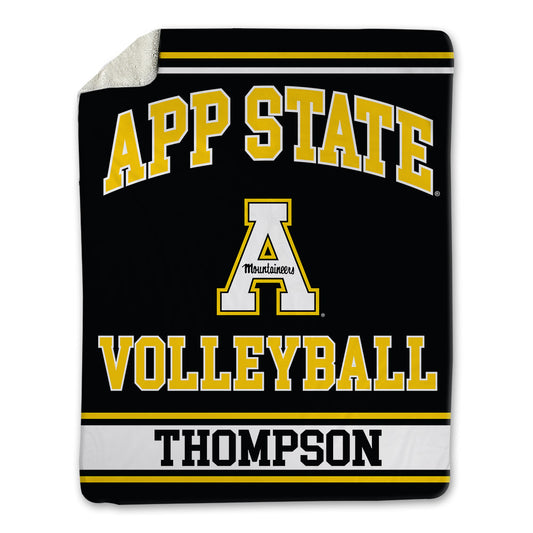 App State - NCAA Women's Volleyball : Charlotte Thompson - Blanket-0