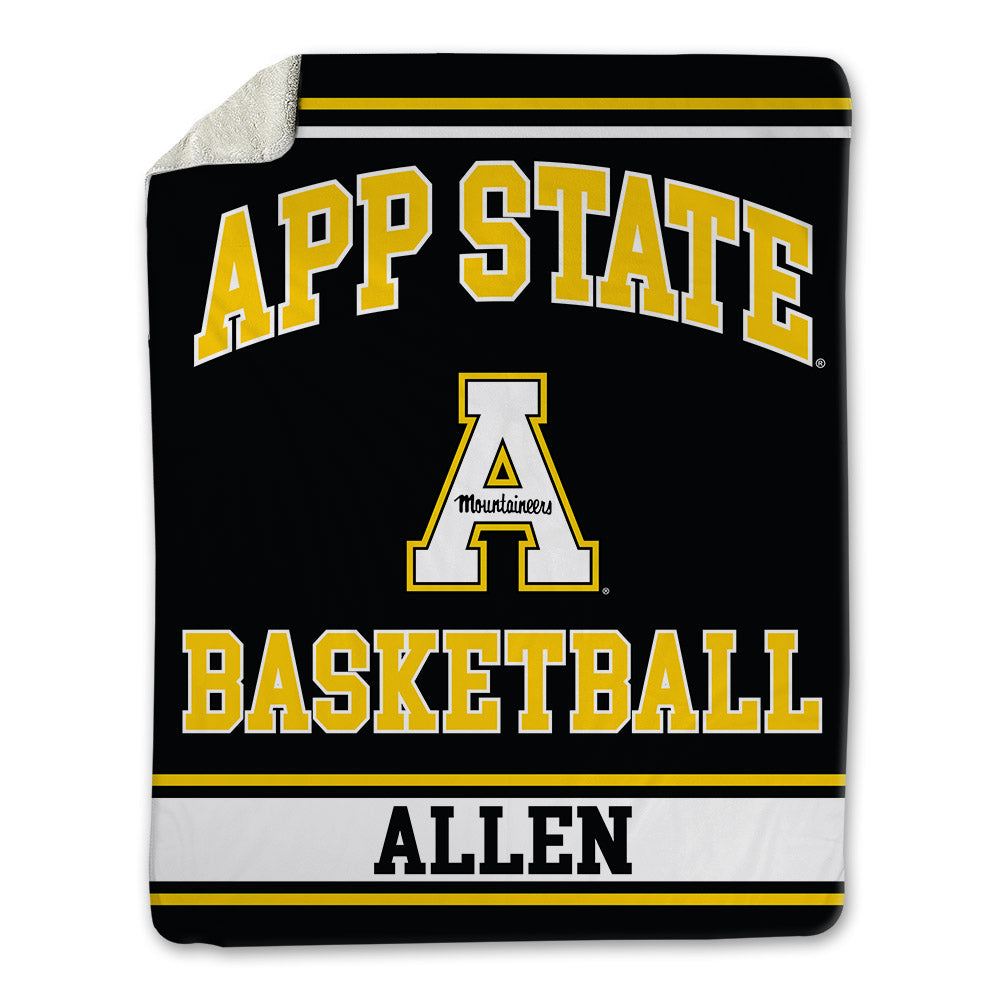 App State - NCAA Men's Basketball : Corbin Allen - Blanket-0
