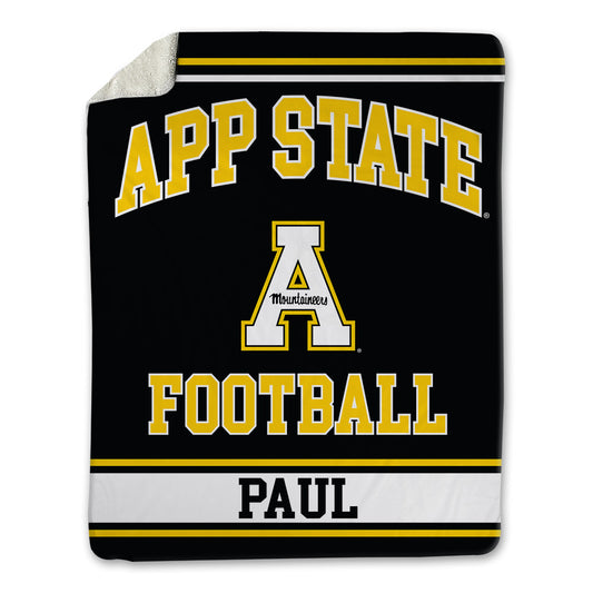 App State - NCAA Football : Kabran Paul - Blanket-0