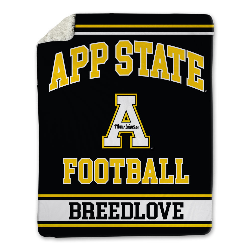 App State - NCAA Football : Sidney Breedlove - Blanket-0