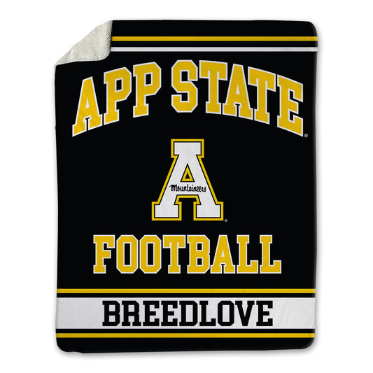 App State - NCAA Football : Sidney Breedlove - Blanket-0