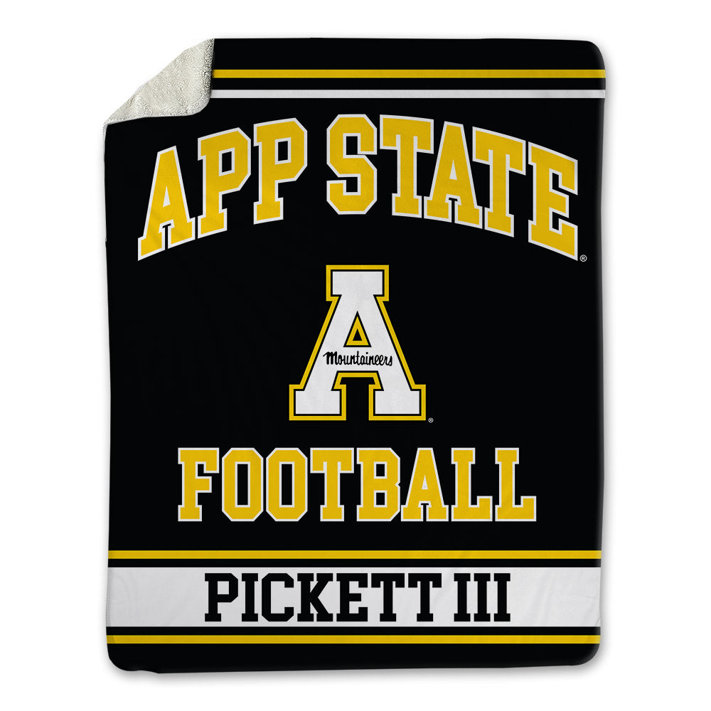 App State - NCAA Football : Sam Pickett III - Blanket-0