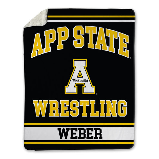 App State - NCAA Wrestling : Dalton Weber - Blanket-0