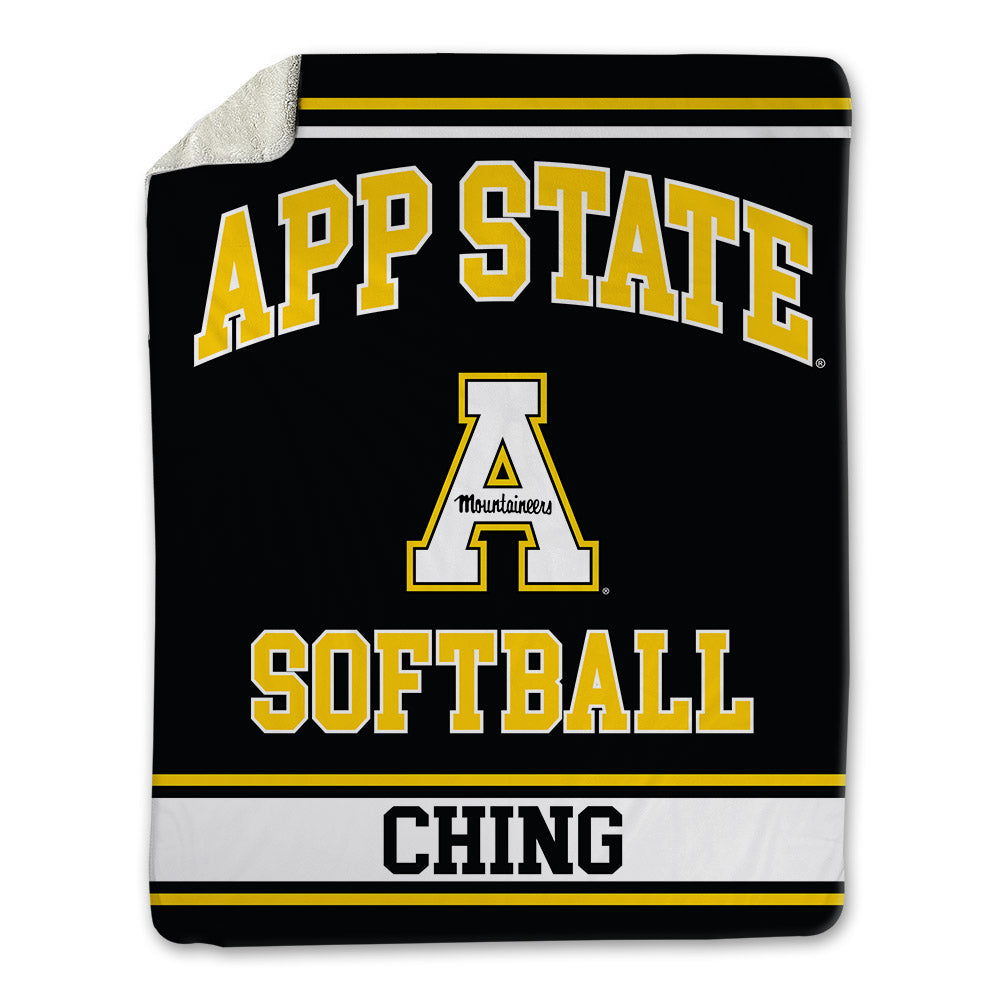 App State - NCAA Softball : Emilie Ching - Blanket-0