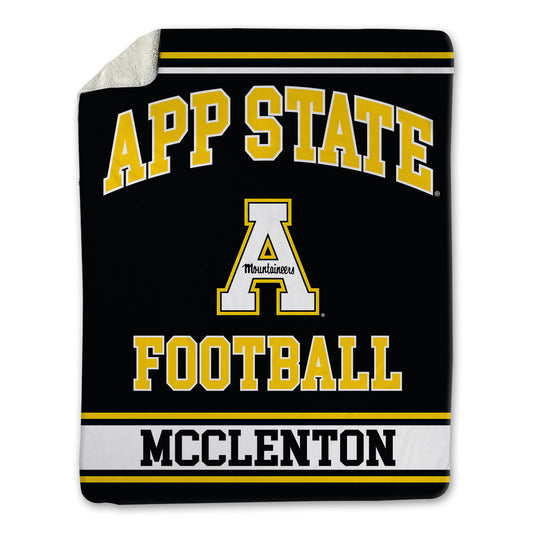 App State - NCAA Football : Michael McClenton - Blanket-0
