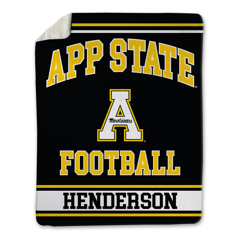 App State - NCAA Football : Ja’Cari Henderson - Blanket-0