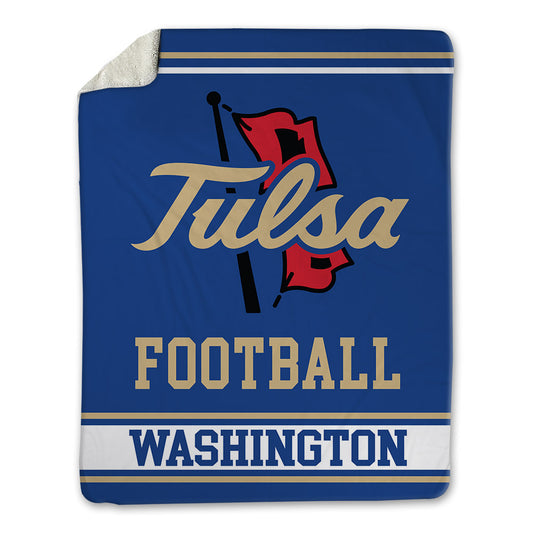 Tulsa - NCAA Football : Kelvin Washington - Blanket-0