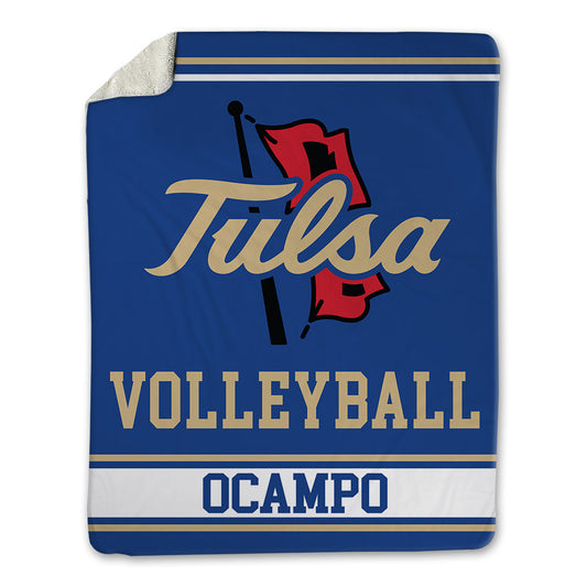 Tulsa - NCAA Women's Volleyball : Isabella Ocampo - Blanket-0