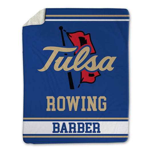 Tulsa - NCAA Women's Rowing : Scout Barber - Blanket-0