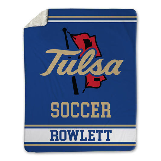Tulsa - NCAA Women's Soccer : Brenna Rowlett - Blanket-0