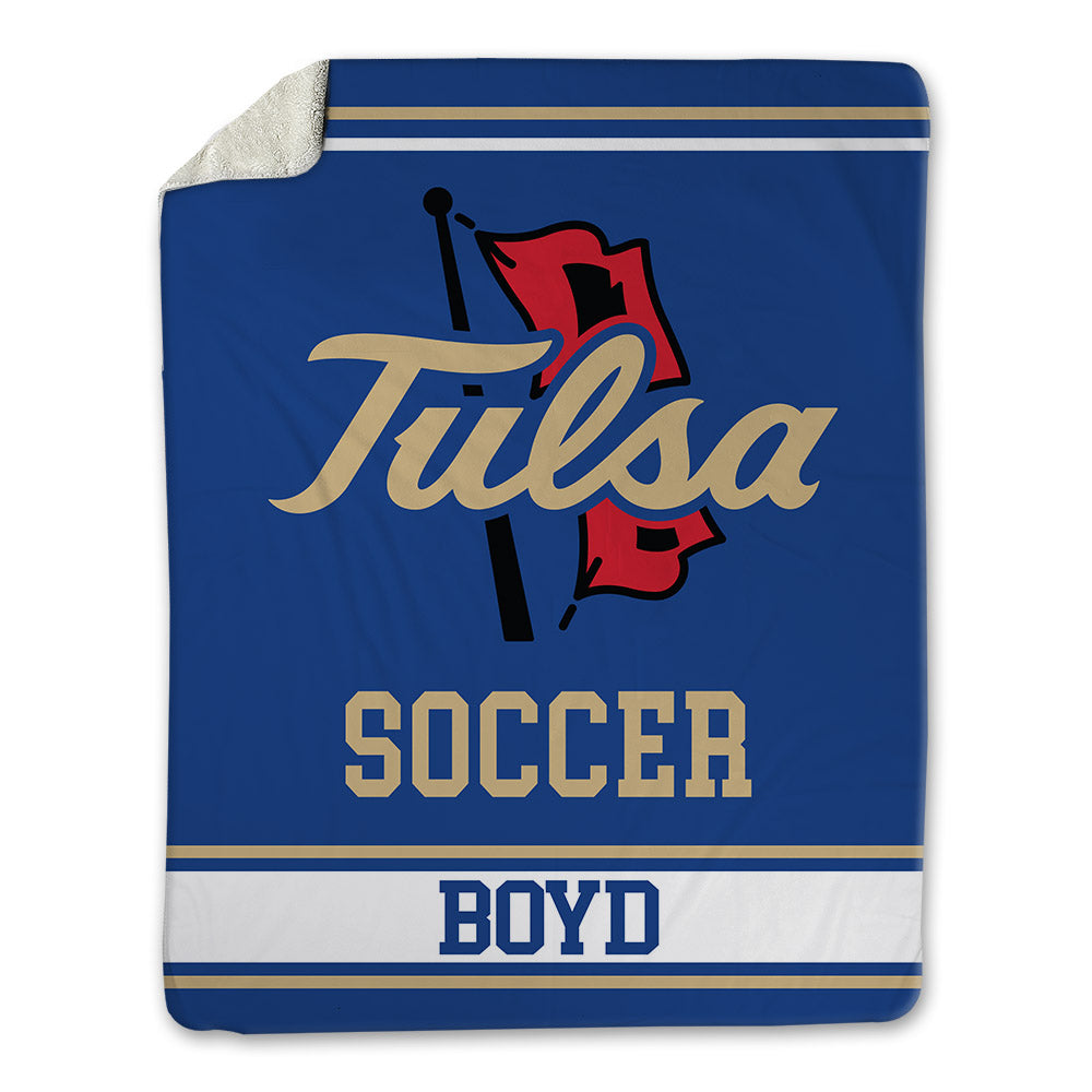 Tulsa - NCAA Women's Soccer : Presley Boyd - Blanket-0
