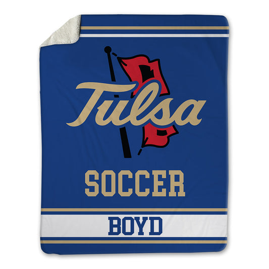 Tulsa - NCAA Women's Soccer : Presley Boyd - Blanket-0