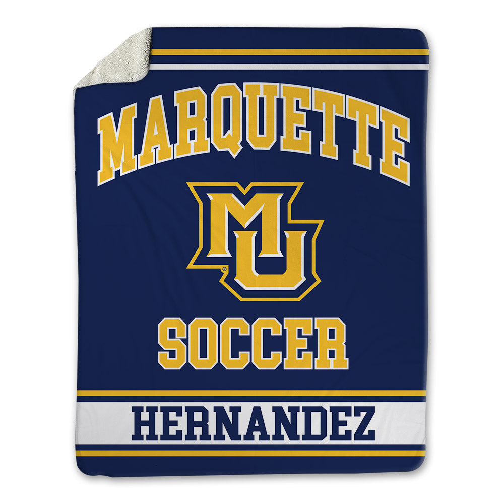 Marquette - NCAA Women's Soccer : Olivia Hernandez - Blanket-0