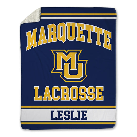 Marquette - NCAA Men's Lacrosse : Parker Leslie - Blanket-0
