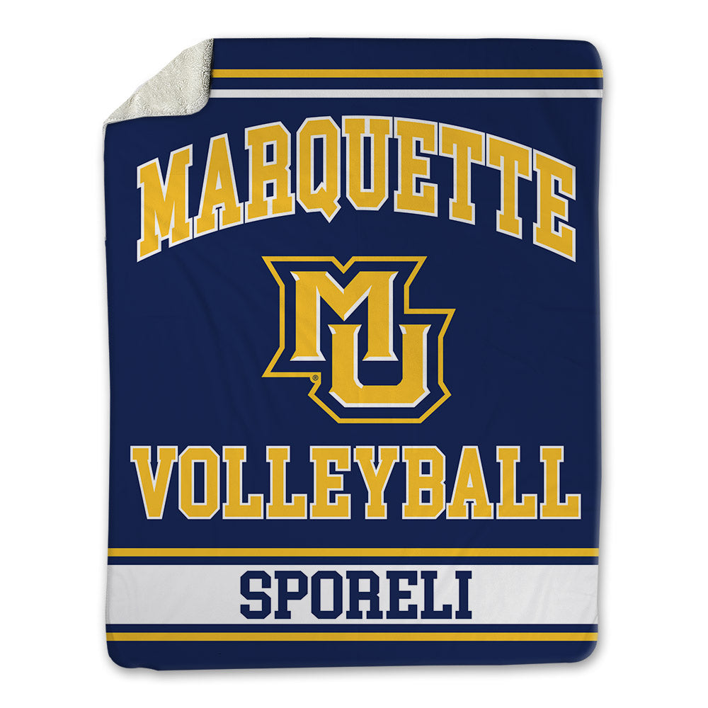 Marquette - NCAA Women's Volleyball : Berrak Sporeli - Blanket-0
