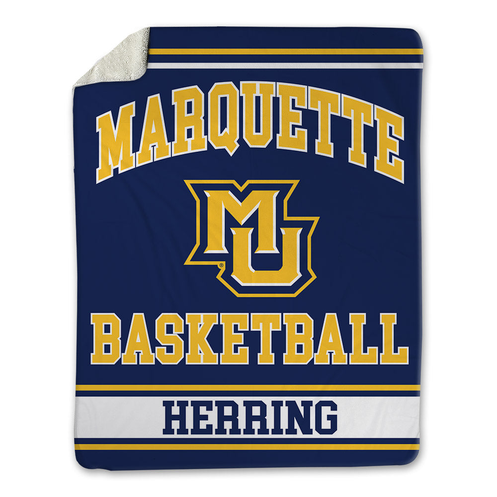 Marquette - NCAA Women's Basketball : Kameron Herring - Blanket-0