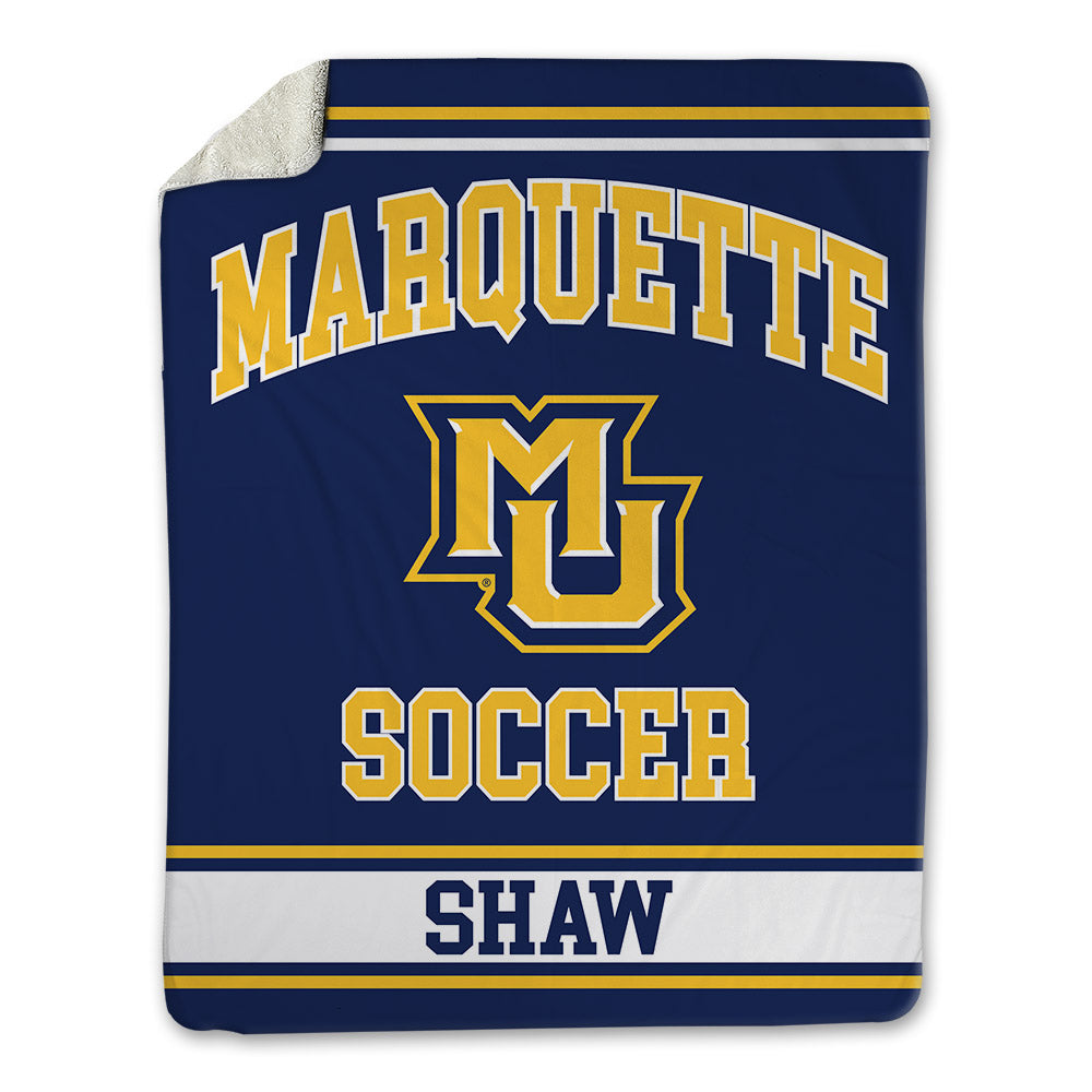 Marquette - NCAA Women's Soccer : Ava Shaw - Blanket-0